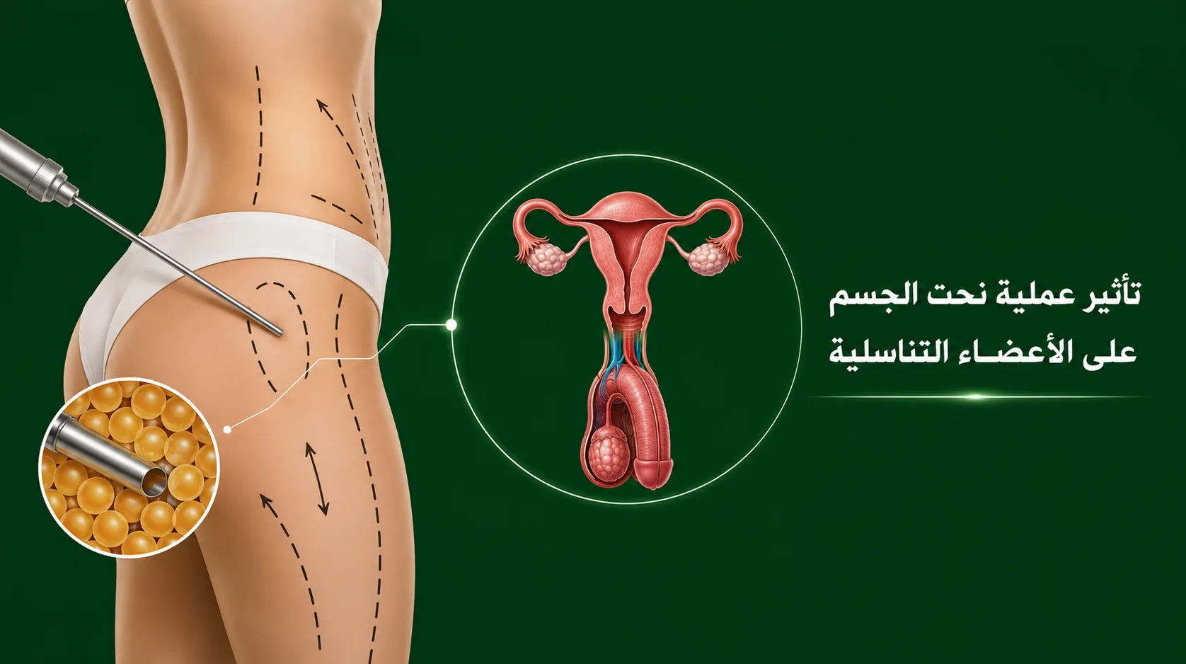 تأثير عملية نحت الجسم على الأعضاء التناسلية